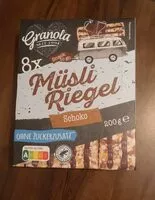 Mängden socker i Müsli Riegel Schoko