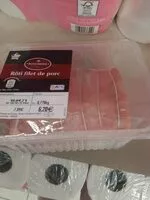 Mängden socker i Rôti filet de porc