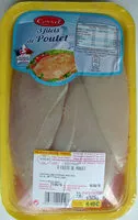 Mängden socker i 3 filets de poulet