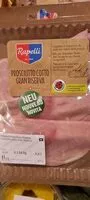 Mängden socker i Prosciutto cotto gran riserva