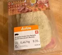 Mängden socker i Cordon bleu de porc Raclette