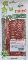 Mängden socker i Salami