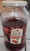 Mängden socker i Sauerkirschen
