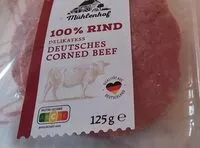Mängden socker i Deutsches Corned Beef Mühlenhof