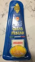 Mängden socker i Grana padano