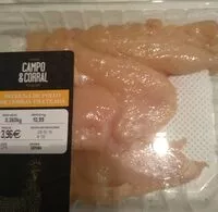 Mängden socker i Pechuga de pollo de corral
