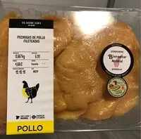 Mängden socker i Pechugas de pollo fileteadas