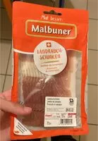 Mängden socker i Landrauchschinken