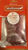 Mängden socker i Landrauchschinken
