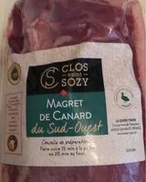 Mängden socker i Magret de canard