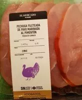 Mängden socker i Pechugas de Pavo al Pimenton