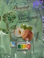 Mängden socker i Edel Marzipan mit Nougat