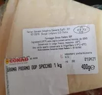 Mängden socker i Grana padano DOP Spicchio