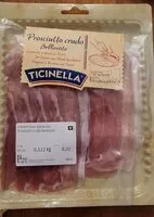 Mängden socker i Prosciutto crudo