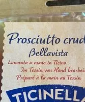 Mängden socker i Prosciutto crudo Bellavista