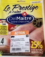 Mängden socker i Le Prestige jambon cuit