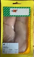 Mängden socker i Escalope de poulet