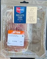 Mängden socker i Prosciutto crudo