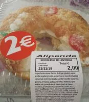 Mängden socker i Roscan mini relleno