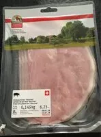 Mängden socker i Jambon de derrière "Gourmet"
