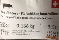 Mängden socker i Fromage d'italie