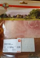Mängden socker i Jambon modèle cuit