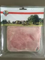 Mängden socker i Jambon de derrière cuit