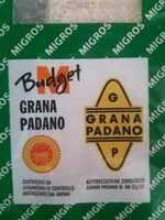 Mängden socker i M Budget Grana Padano AOP
