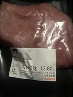 Mängden socker i Escalope de veau