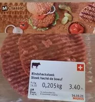 Mängden socker i Rindshacksteak