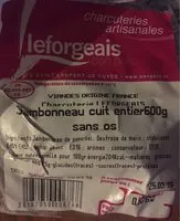 Mängden socker i Jambonneau cuit entier