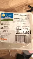 Mängden socker i Ricotta Artigianale