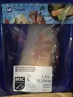 Mängden socker i MSC Suprême de cabillaud