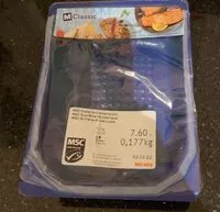 Mängden socker i MSC Suprême de cabillaud