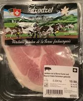 Mängden socker i Jambon de la Borne fumé cuit