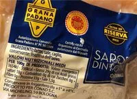 Mängden socker i Grana padano