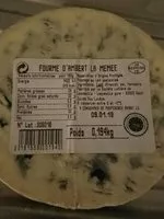 Mängden socker i Fourme d'Ambert La Memee