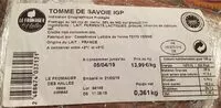 Mängden socker i Tomme de Savoie AOP