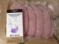 Mängden socker i Pechuga fileteada de pavo marinada al ajillo