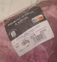 Mängden socker i Gigot agneau à rôtir