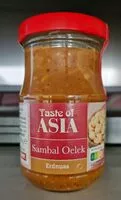 Mängden socker i Sambal Oelek Erdnuss