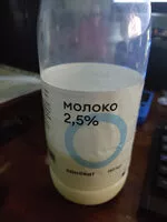 Mängden socker i молоко 2.5%