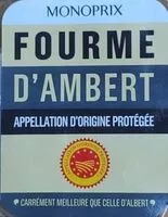 Mängden socker i Fourme d'Ambert AOP