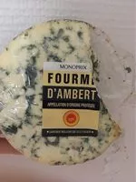 Mängden socker i Fourme d'Ambert