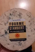 Mängden socker i Fourme d'Ambert AOP