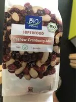 Mängden socker i Melange noix de cajou cranberry