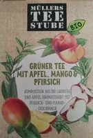 Mängden socker i Grüner Tee mit Apfel, Mango & Pfirsich