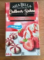 Mängden socker i Erdbeer-Sahnebonbons
