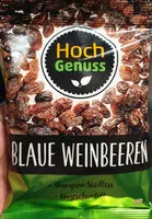 Mängden socker i Blaue Weinbeeren / Raisins séchés