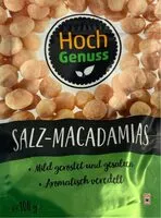 Mängden socker i Salz-Mscadamias